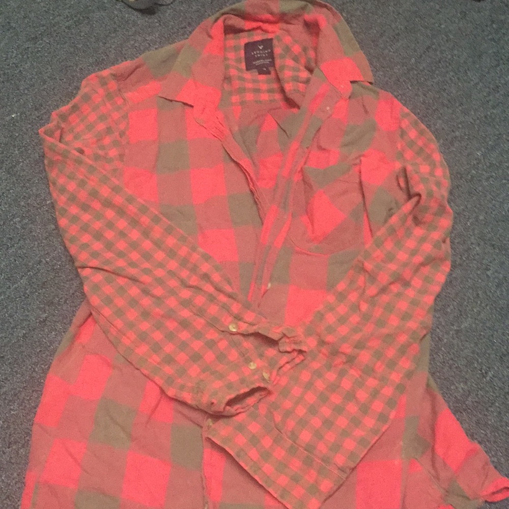 flannel button up